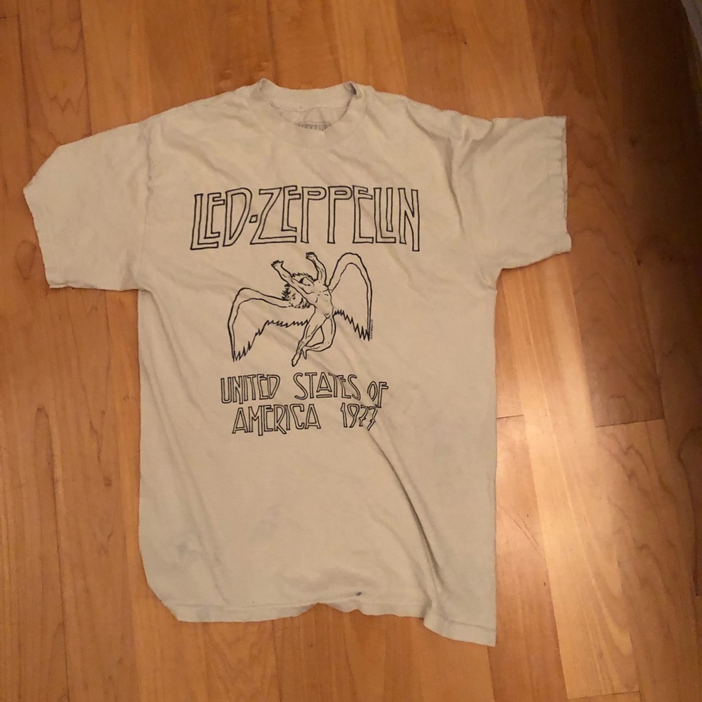 Brandy Melville graphic Led Zeppelin shirt